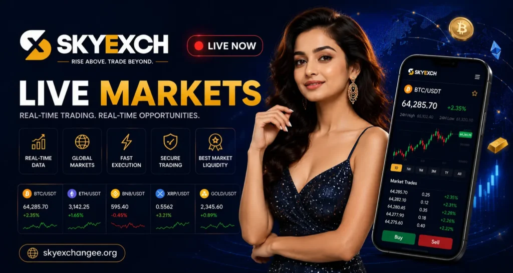 Skyexch live casino games including Teen Patti and Andar Bahar for Indian players