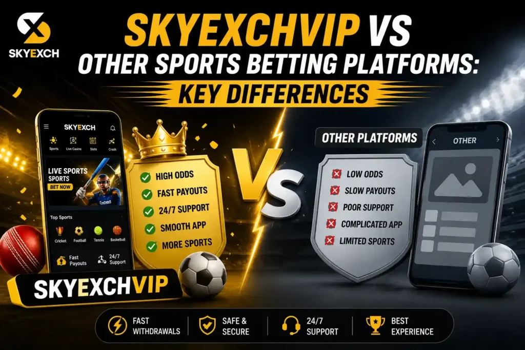 Skyexchvip vs Other Sports Betting Platforms: Key Differences