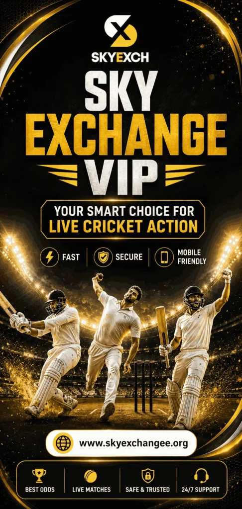 Sky Exchange VIP cricket banner