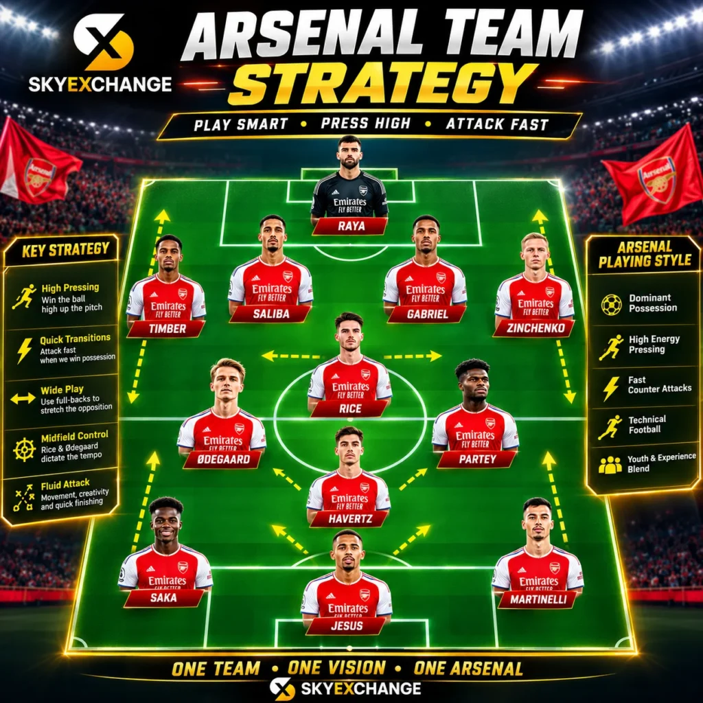 Skyexch Arsenal Team Strategy