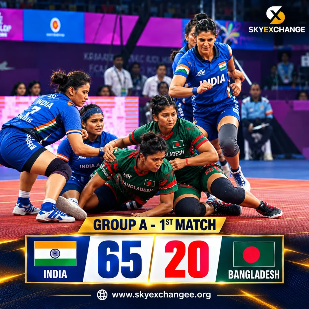 India vs Bangladesh Kabaddi match in sky247