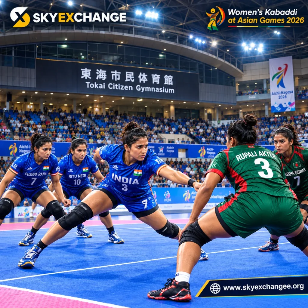 Sky247 India vs Bangladesh Women’s Kabaddi Action