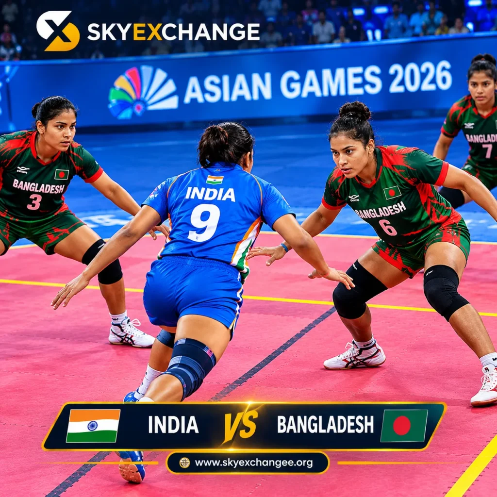 sky247 India vs Bangladesh Kabaddi fighting