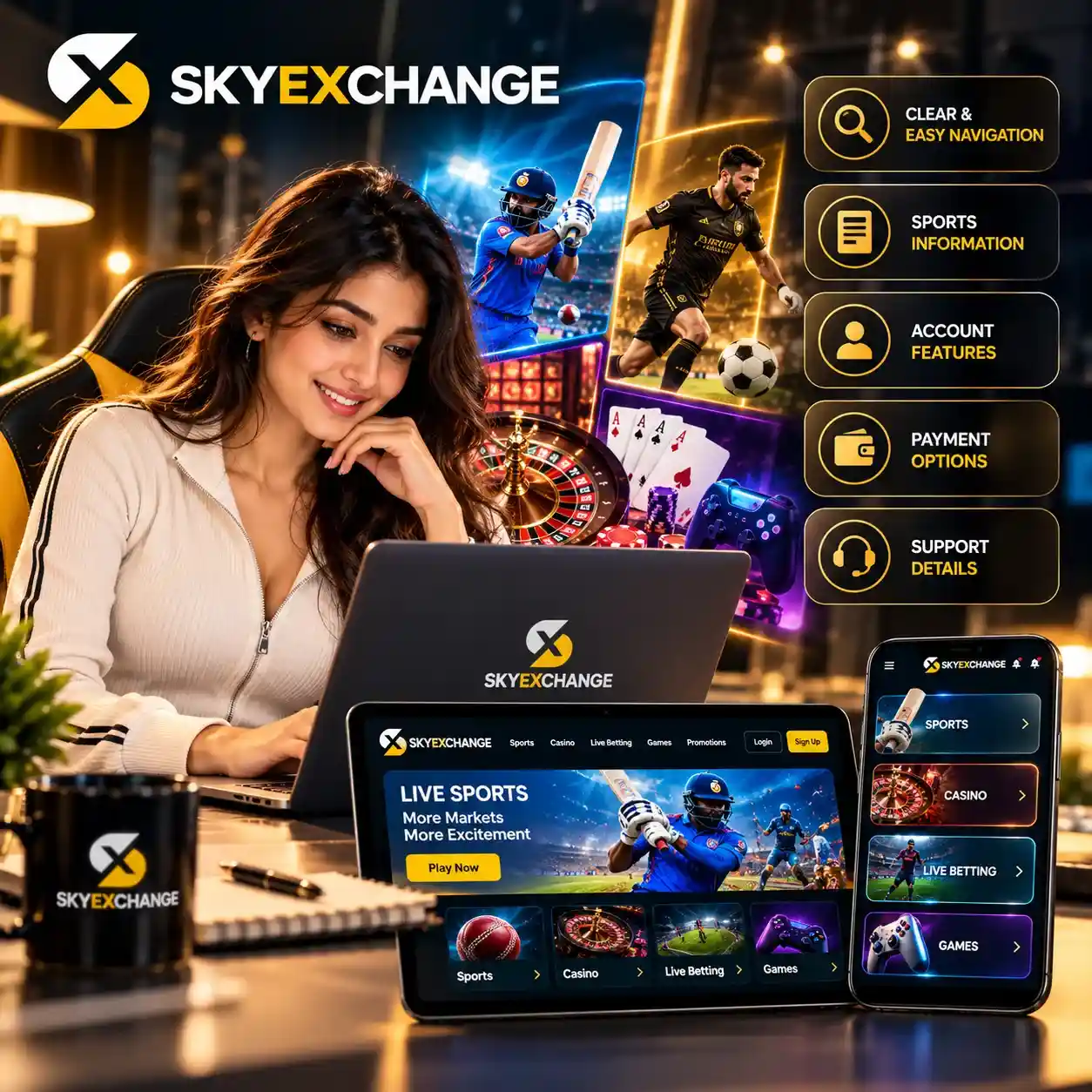 About Skyexchange built with user