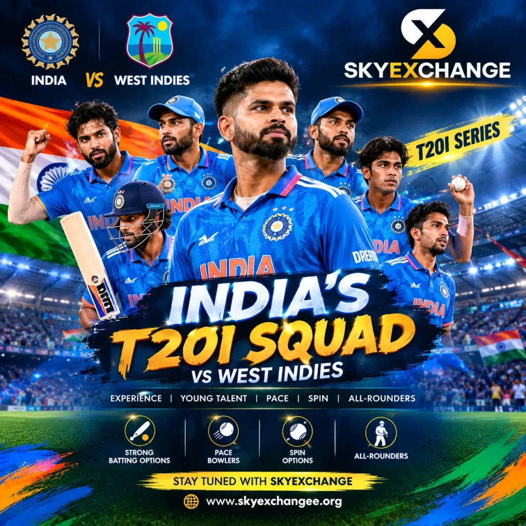 India’s T20I Squad in Sky247