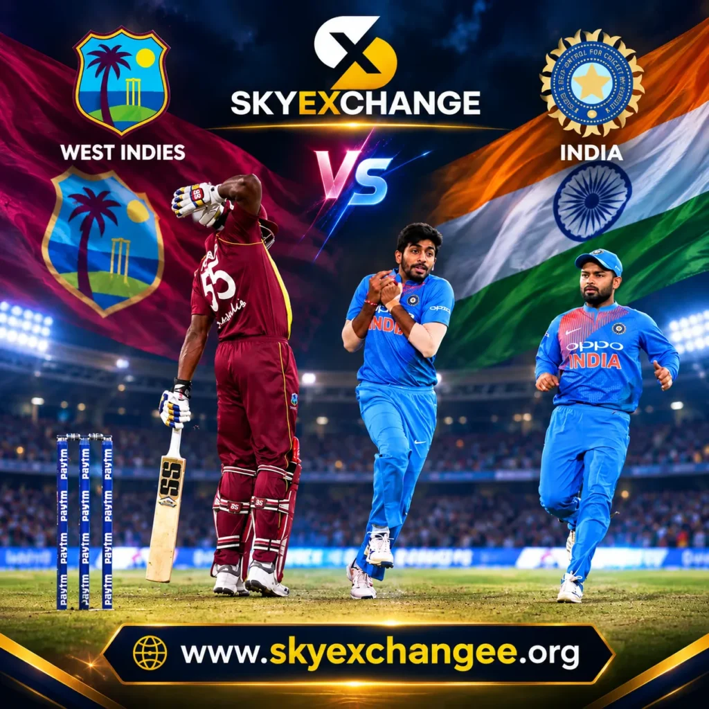 Sky247 West Indies vs India 2nd T20I